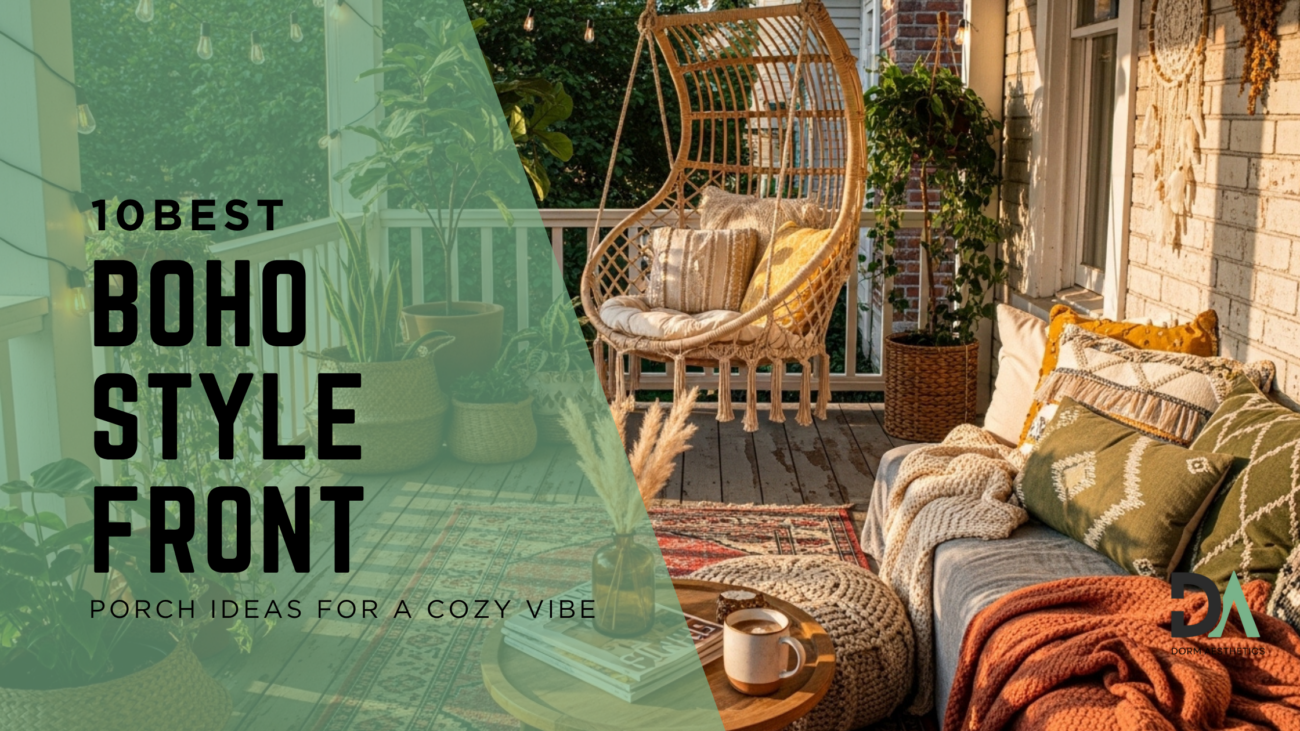 10 boho style front porch ideas for a Cozy vibe