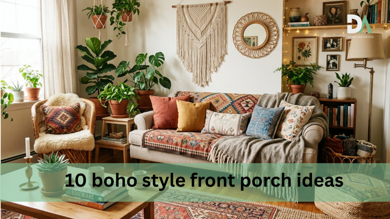 10 boho style front porch ideas for a Cozy vibe