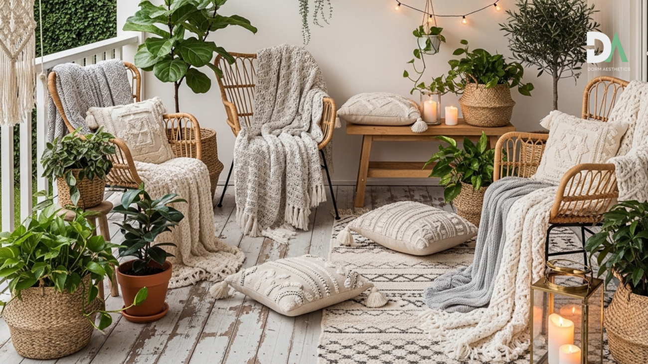 modern boho porch design ideas