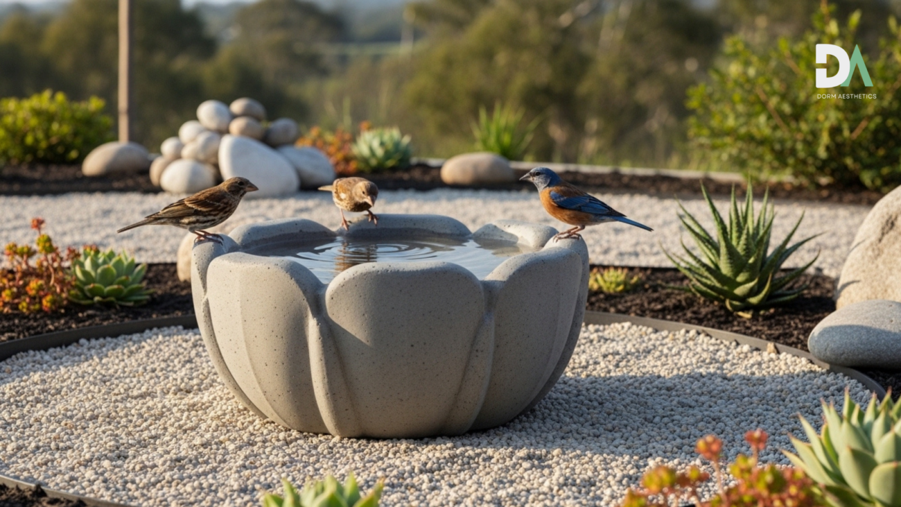 handmade bird bath ideas