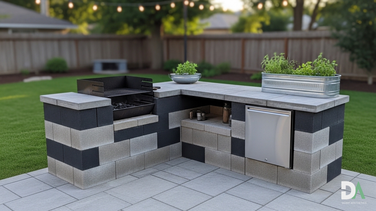 budget outdoor grill station