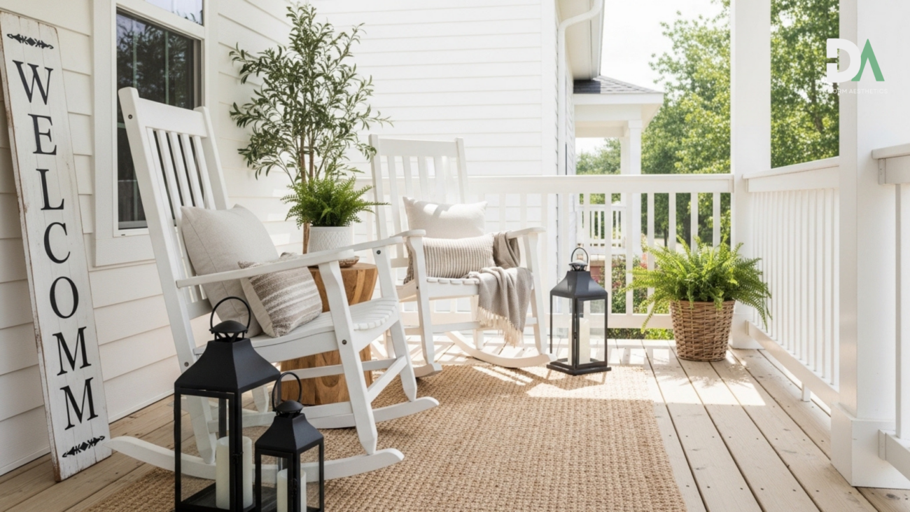 Statement Front Door as the Focal Point