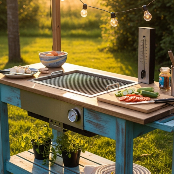 affordable BBQ station ideas