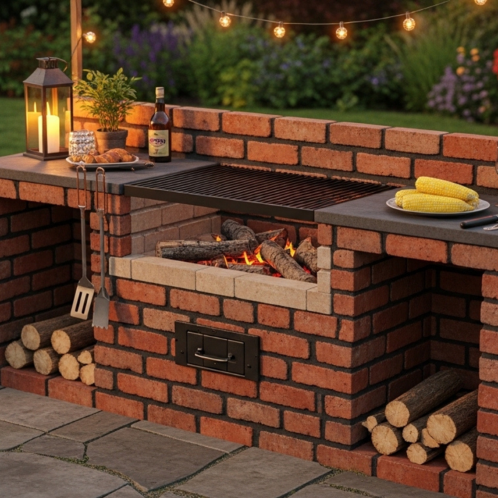 DIY BBQ setup cheap