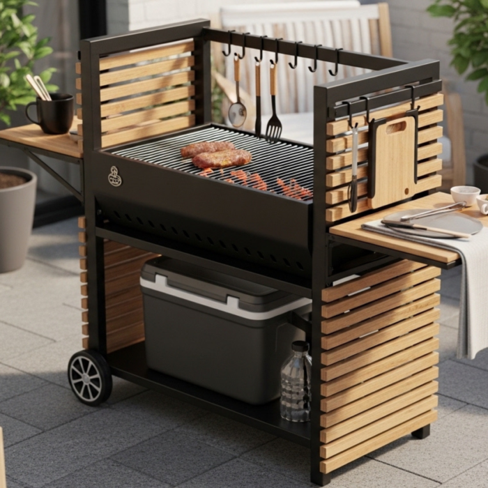 simple grill station ideas