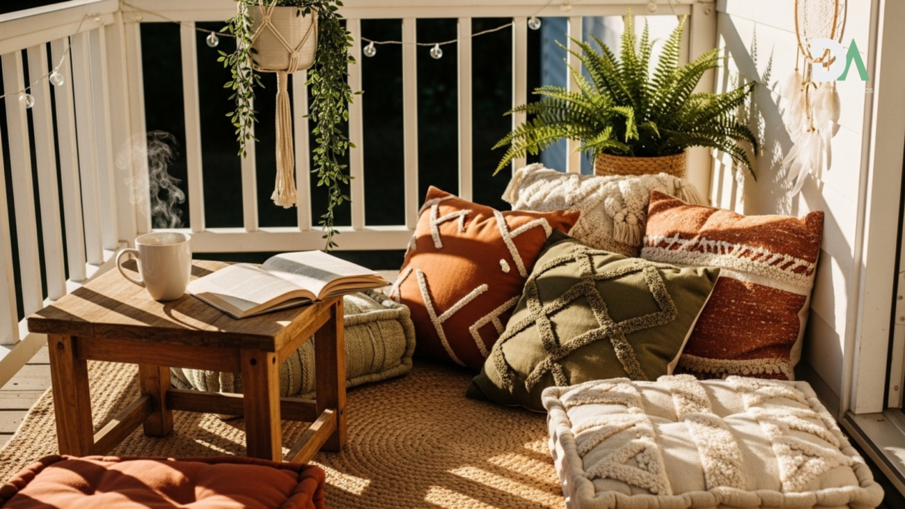 boho porch decor for small spaces