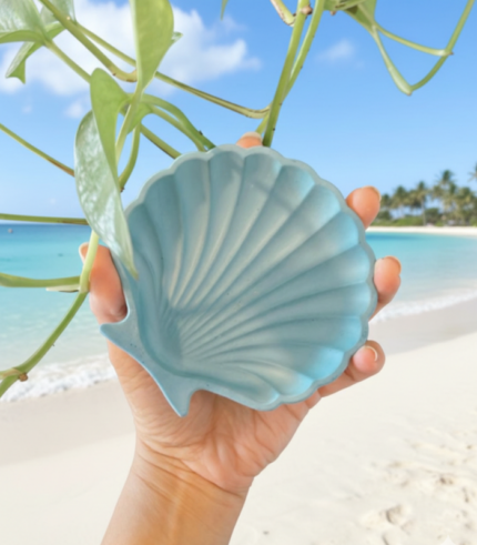 Concrete Seashell Tray