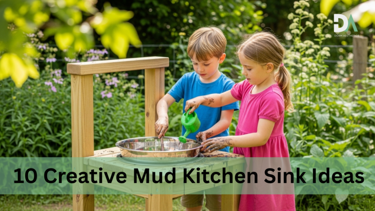 outdoor kids mud kitchen
