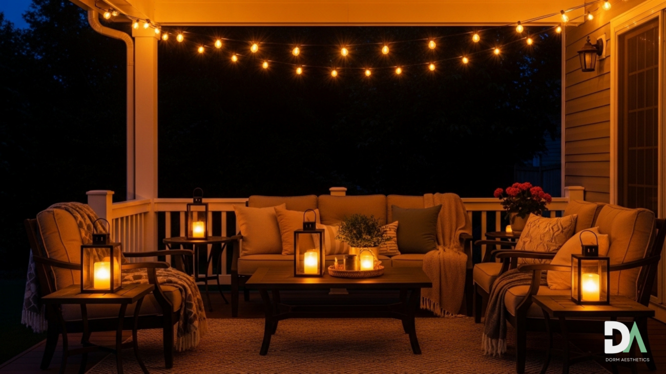 cozy outdoor living space