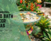 seasonal bird bath decor ideas