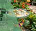 seasonal bird bath decor ideas
