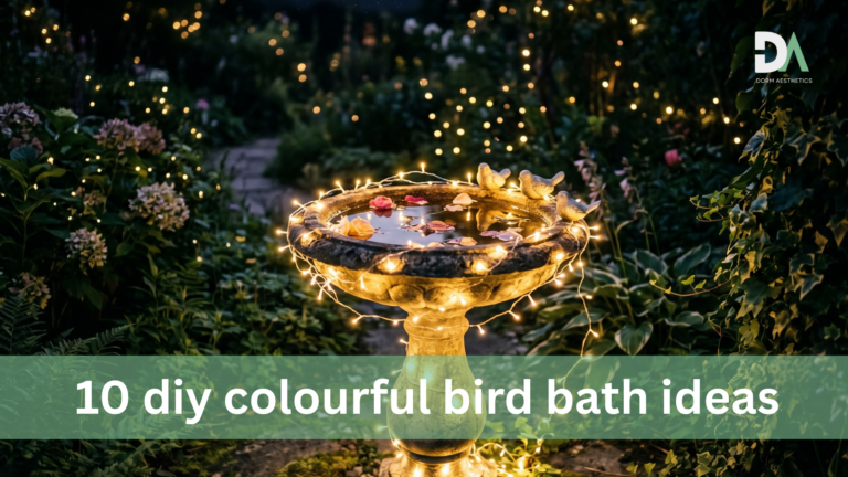 creative bird bath