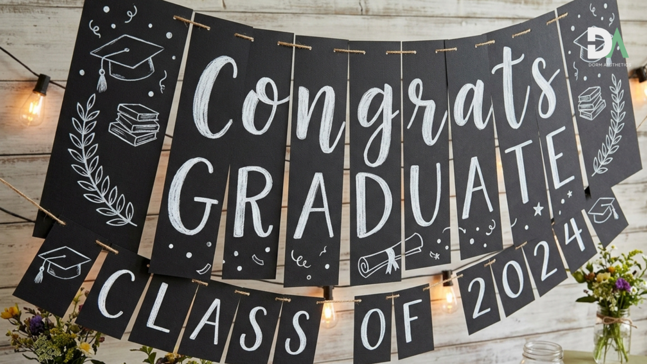 Graduation wall decor