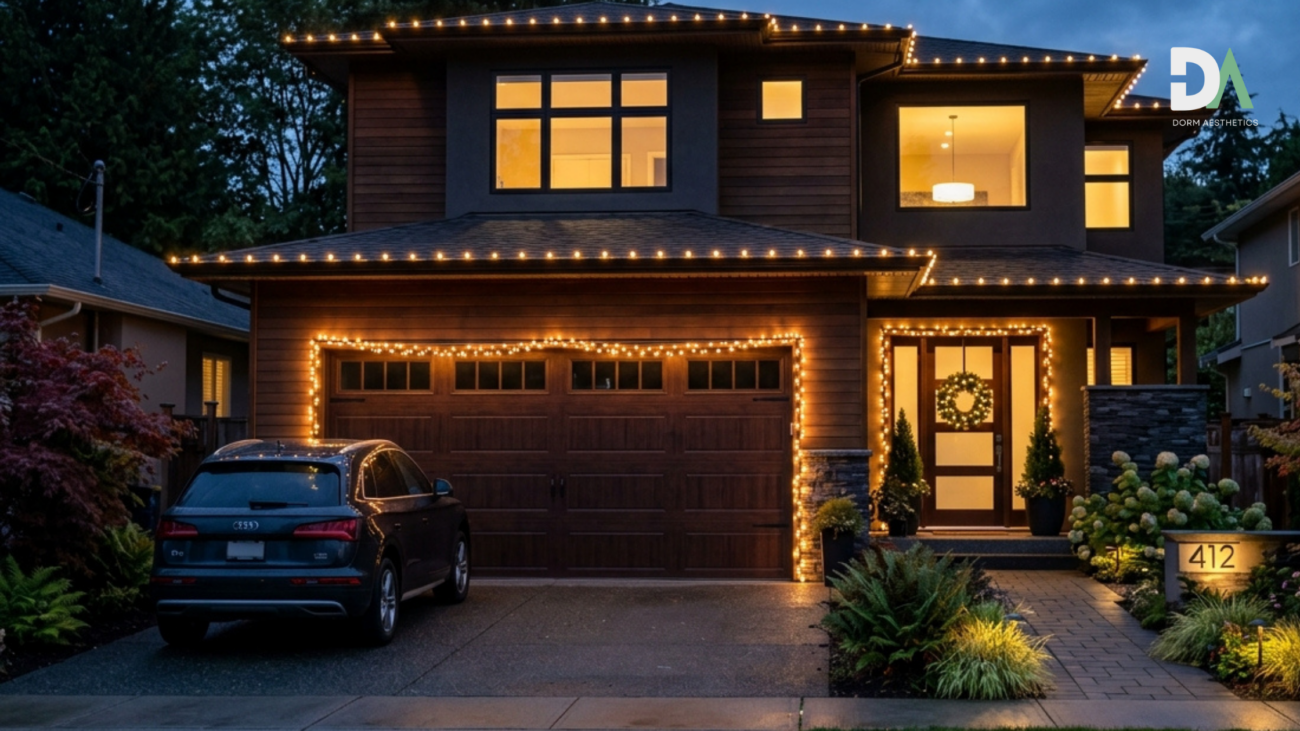 modern garage door exterior decor
