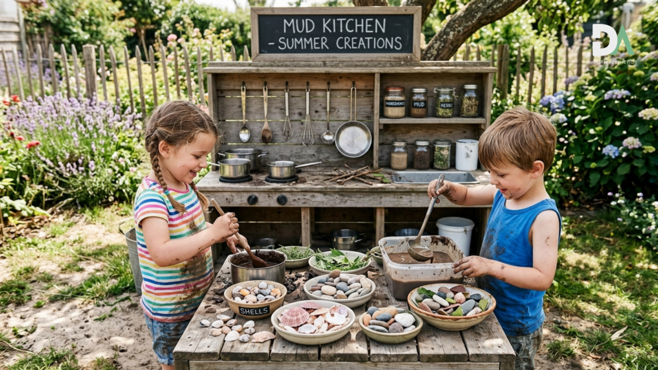 DIY mud kitchen activities