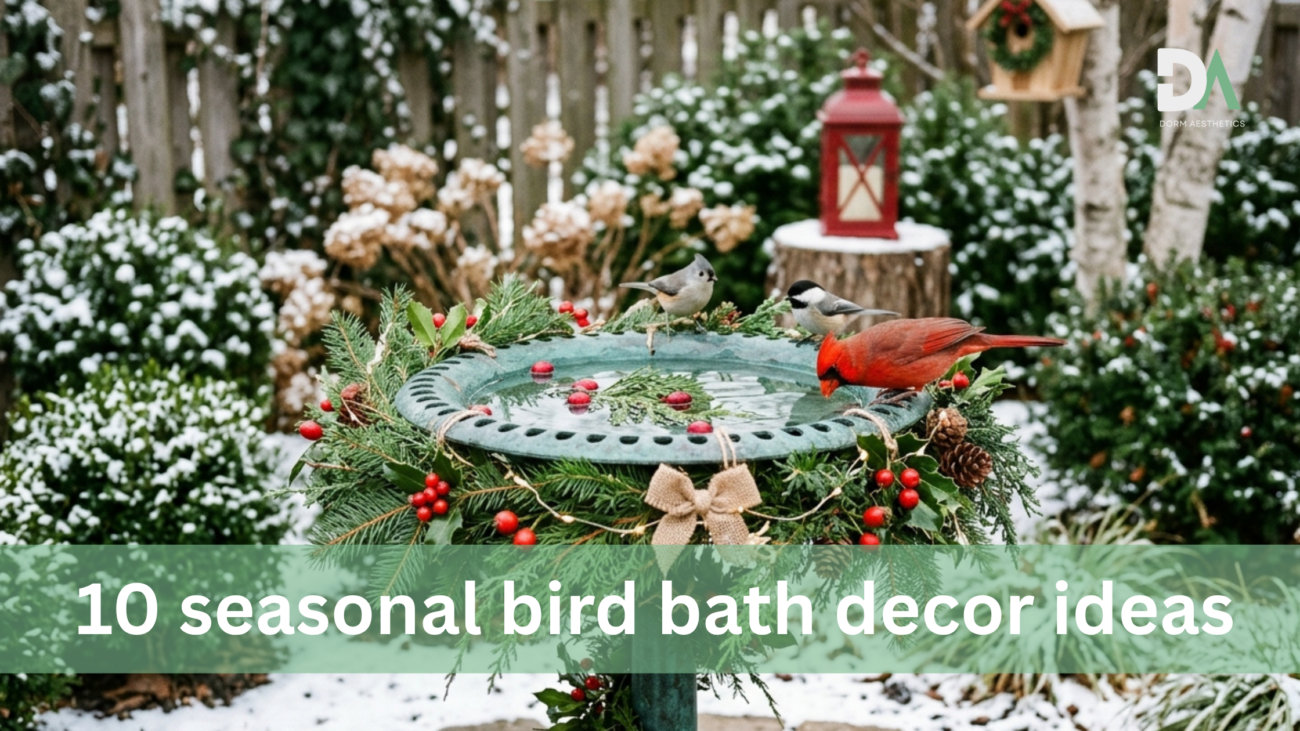 10 seasonal bird bath decor ideas for Every Season